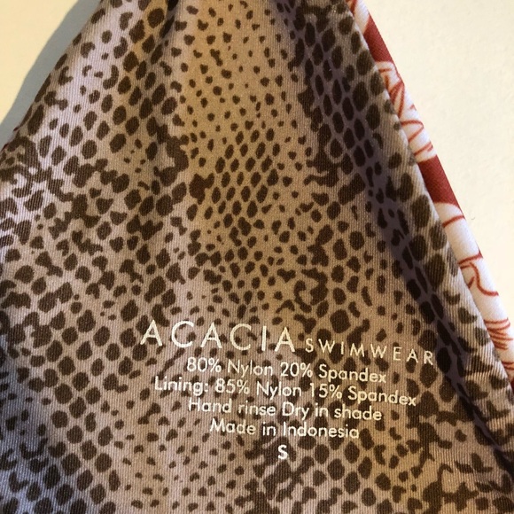 acacia shaka top in rust magnolia - Picture 2 of 2